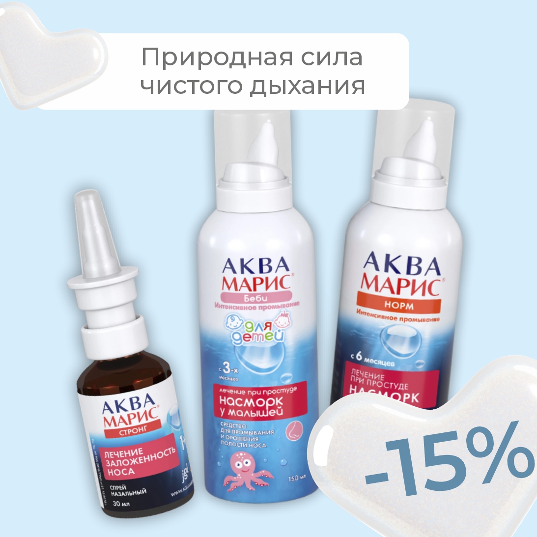 Аква Марис – природная сила моря для вашего носа